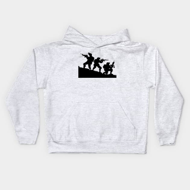 Army Kids Hoodie by Hashop